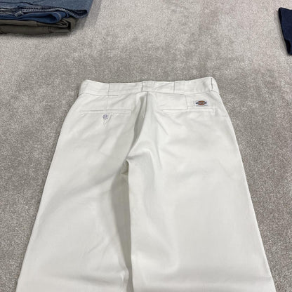 Dickies 874 work pants y2k original fit white loose chino 90s skater style trousers