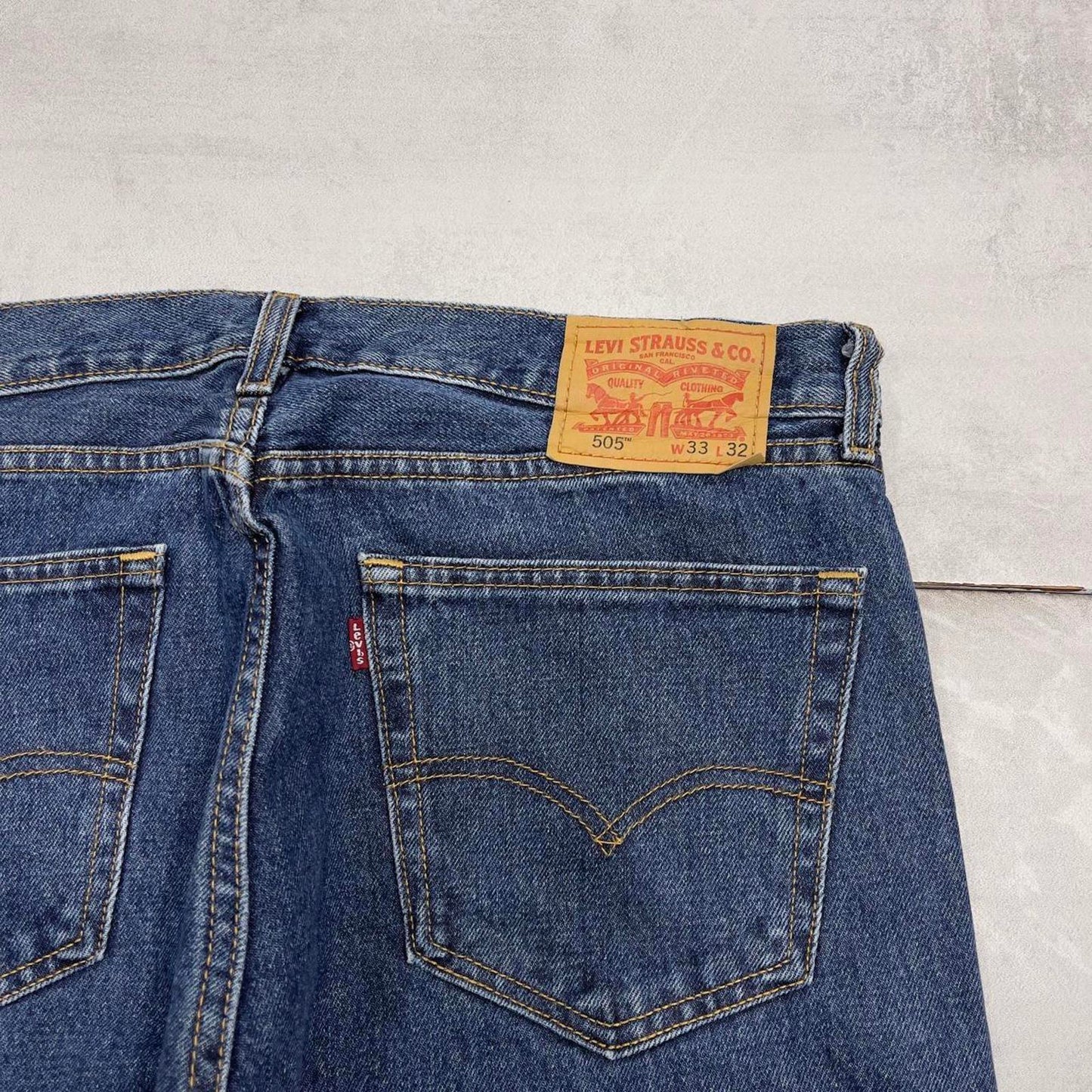 Blue Levis 505 jeans W34L33