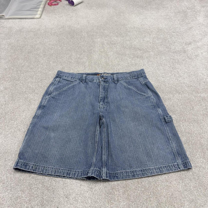 Denim carpenter shorts loose skater style blue W36 Urban Star jorts