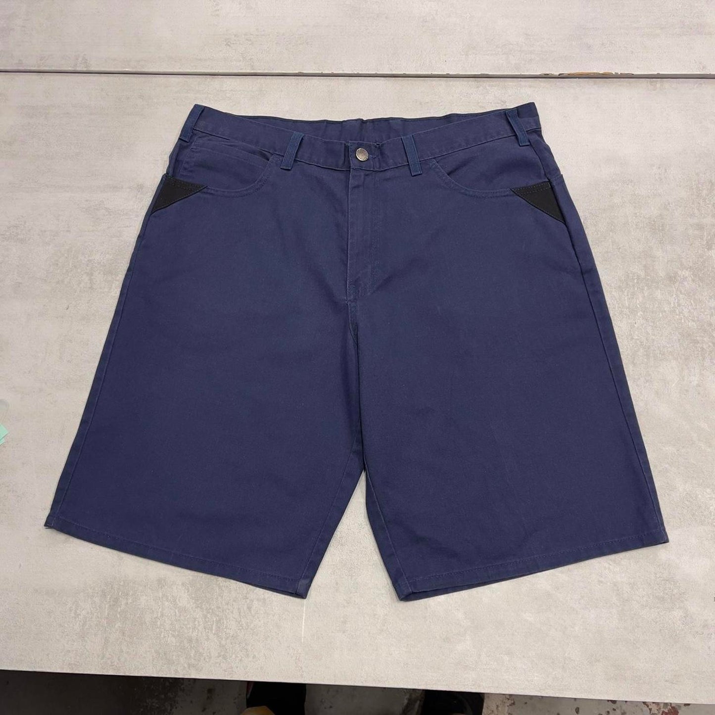 Navy Dickies shorts W36