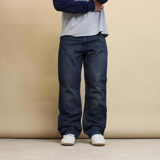 Tony Hawk skate jeans W38L33 slim blue denim skater style jeans