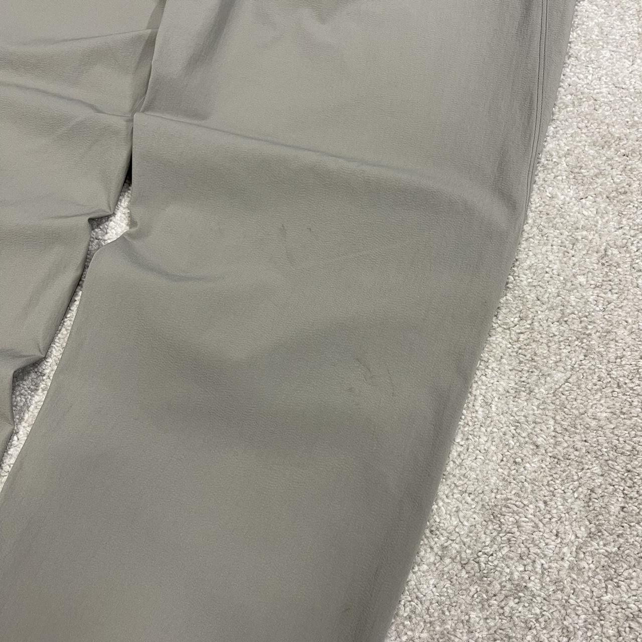Y2K Arc'teryx technical hiking pants grey lightweight walking trousers embroidered fossil skeleton