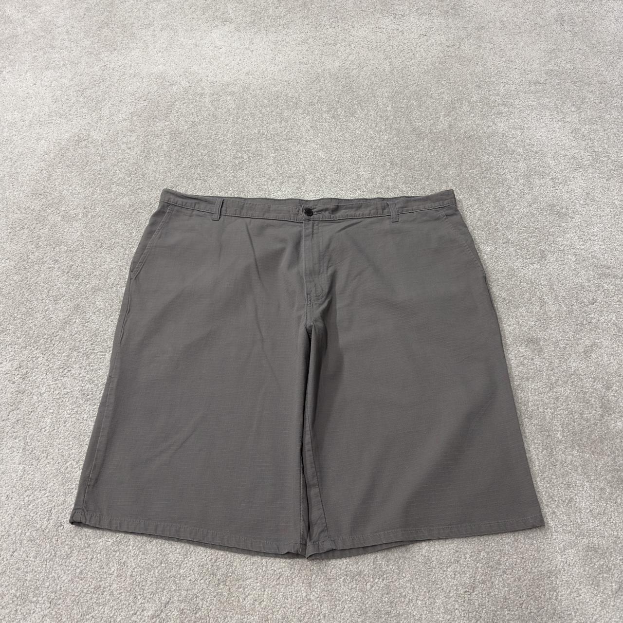 Dickies baggy carpenter shorts grey W44 long leg chino skater style shorts