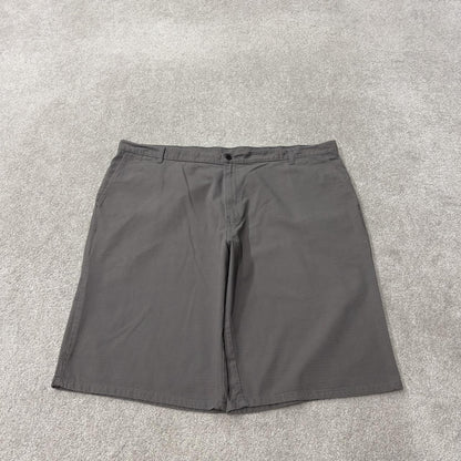 Dickies baggy carpenter shorts grey W44 long leg chino skater style shorts