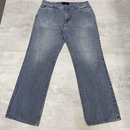 Blue embroidered Enyce jeans W38L33 y2k style stitch detailing denim