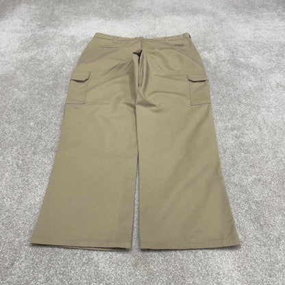 Baggy Dickies cargo Pants W36L30 beige twill style chino cargo skater trousers