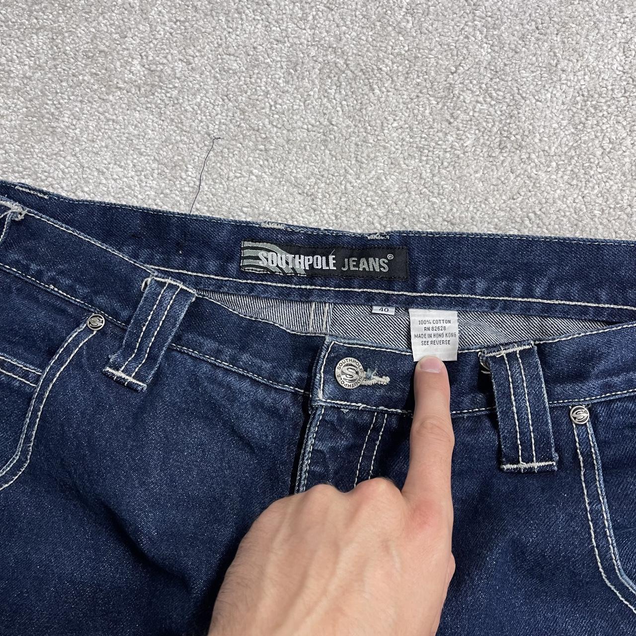 Southpole extra baggy carpenter jeans y2k W40L33 navy blue