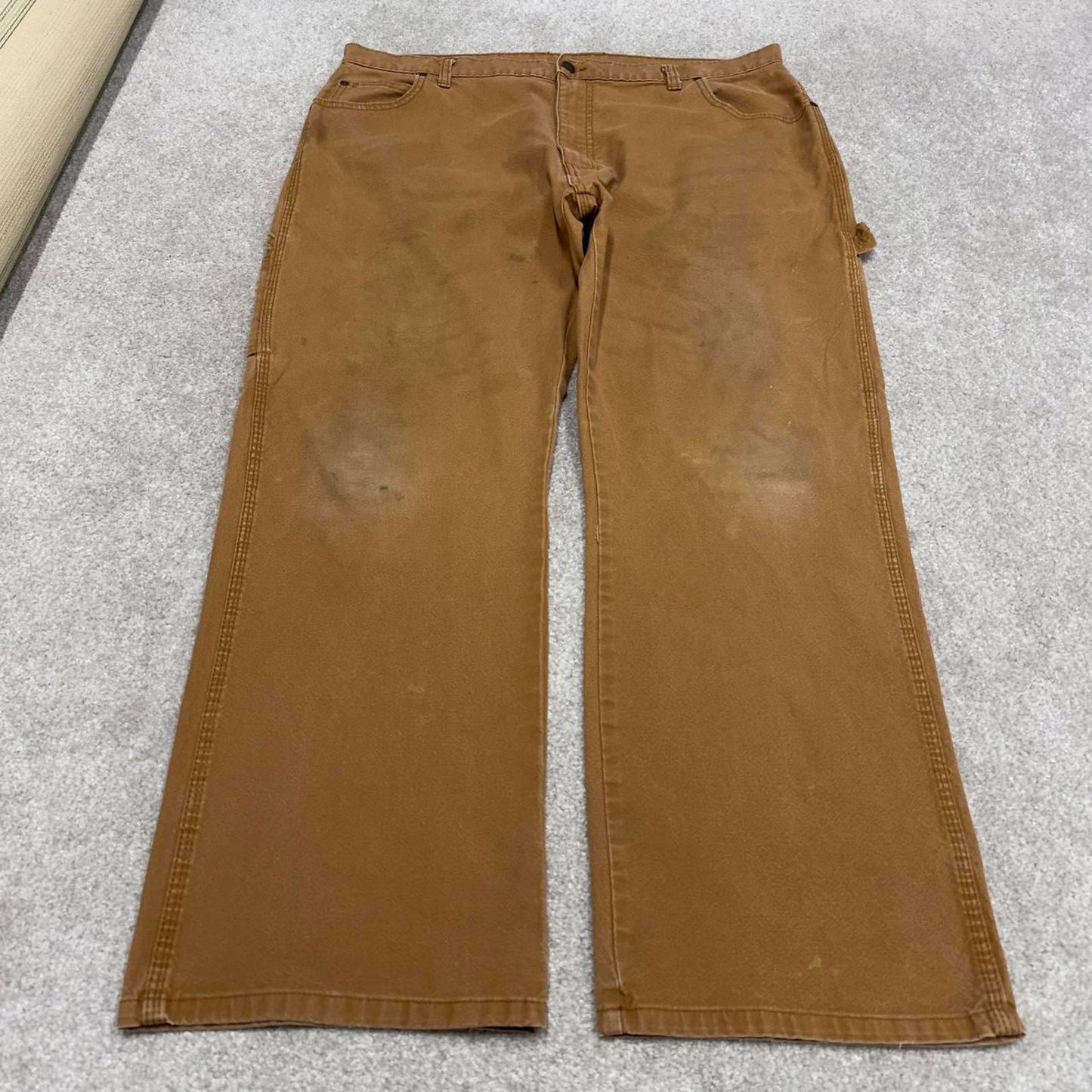 Dickies carpenter pants tan cargos W38L30 90s skater style workwear cargo pants
