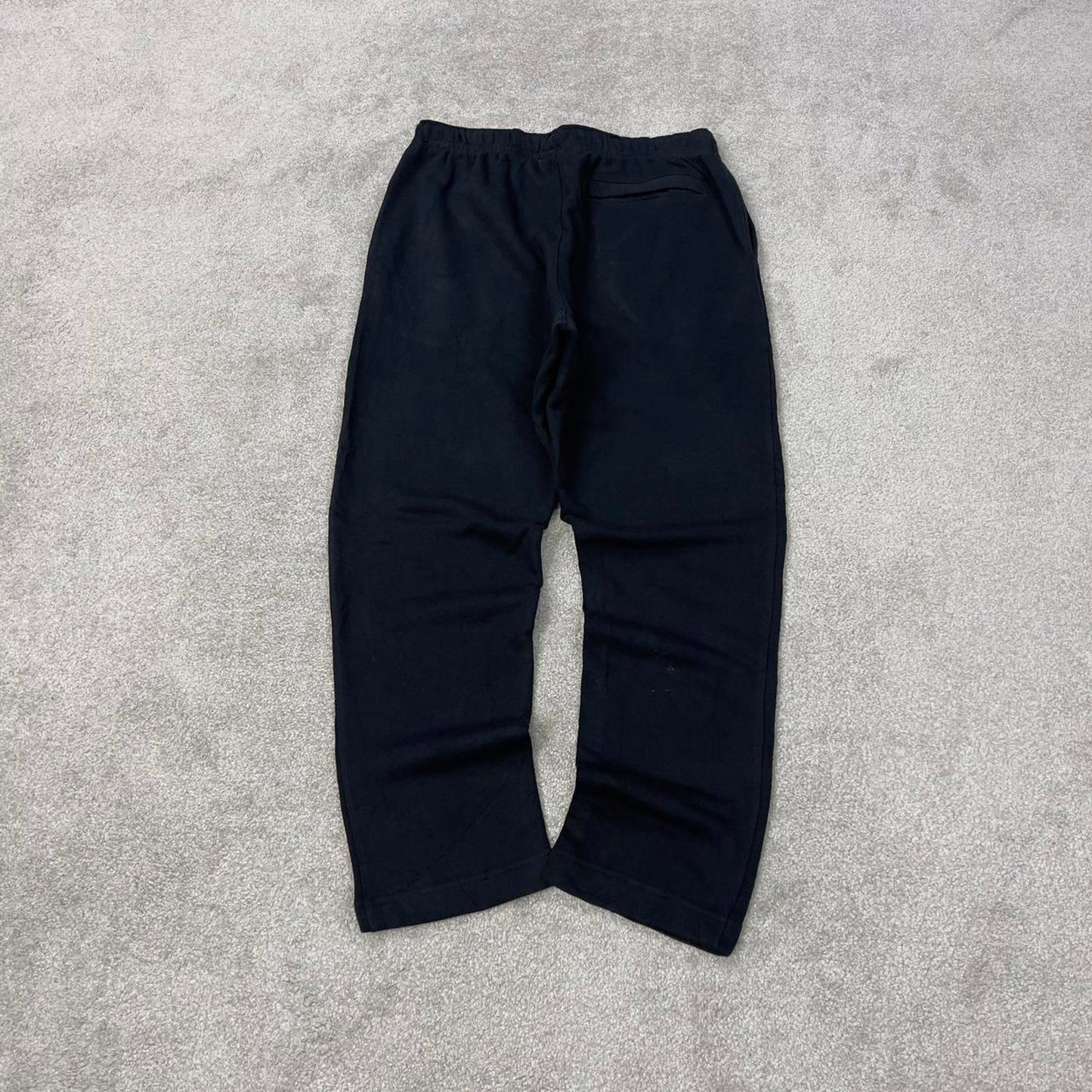 Black Nike joggers XL Swoosh logo y2k style sportswear track pants straight leg