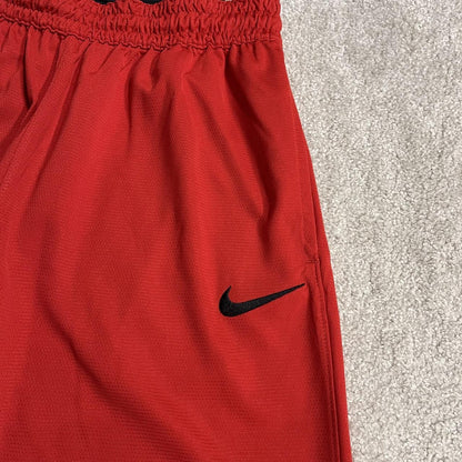 Nike sports shorts y2k Dri-Fit red Loose comfy floaty summer gym shorts