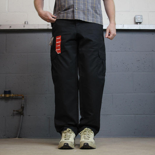 Dickies cargo pants y2k straight fit black Utility chino surf skate style trousers