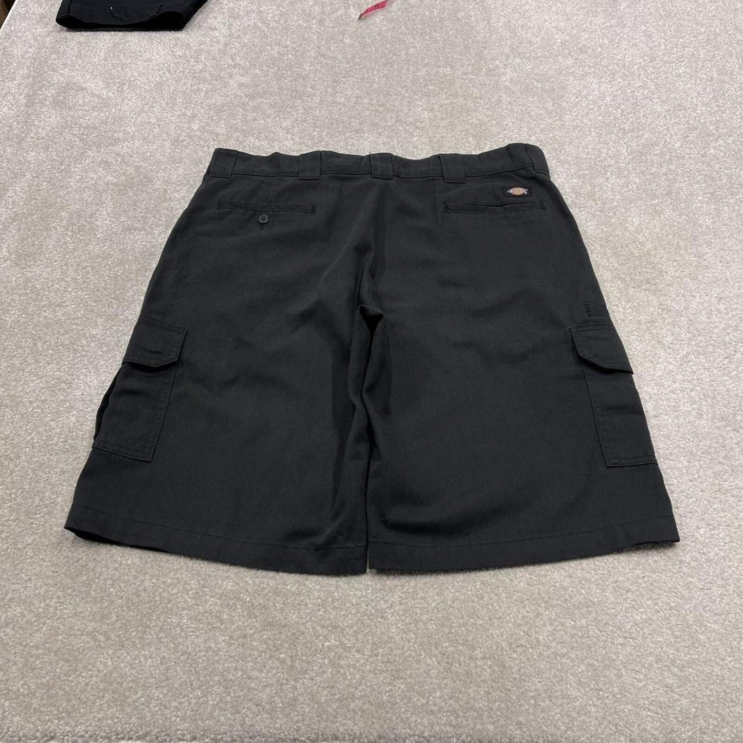 Dickies baggy cargo shorts chino black Twill skater style shorts wide loose leg