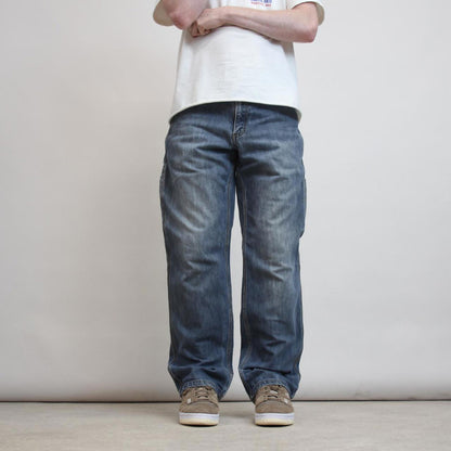 Blue Carhartt carpenter jeans W36 L32 Relaxed fit denim work skate jeans