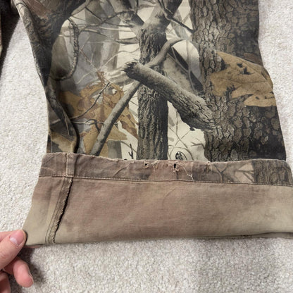Outfitters Ridge baggy camo cargo pants Y2K XXL khaki Realtree camouflage loose hunting utility