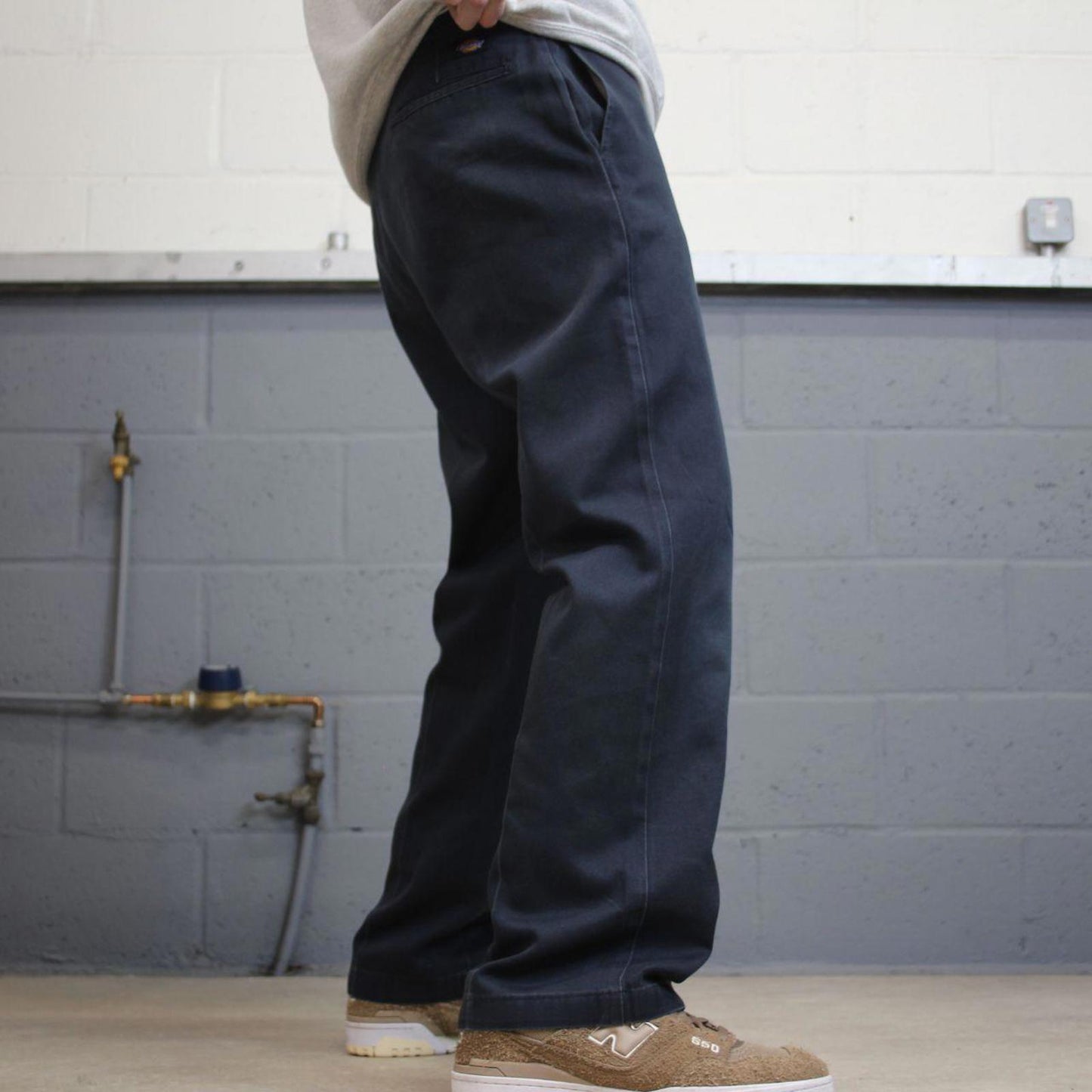 Vintage Y2k Dickies work pants navy Loose chino style skate trousers