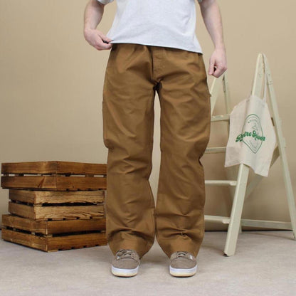Tan Dickies carpenter jeans W36L32 loose canvas skater style cargos