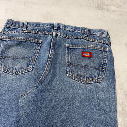 Dickies jeans W38L30 loose blue denim 90s style skater style jeans
