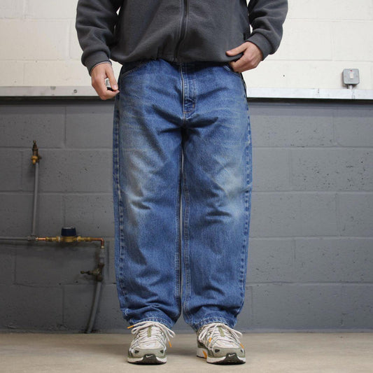 Vintage Carhartt Jeans loose W40L28 blue denim relaxed 90s style skater jeans