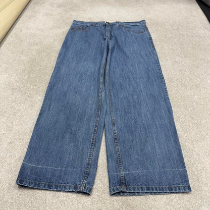 90s baggy carpenter skate jeans W36L30 loose blue Attitude denim y2k hip hop style pants