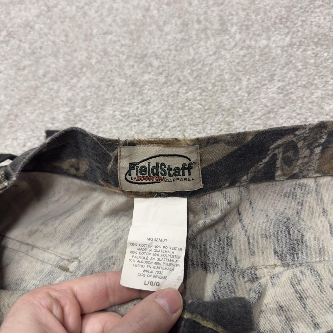 Baggy Mossy Oak realtree camo cargo pants Y2K L khaki Field Staff camouflage utility  hunting