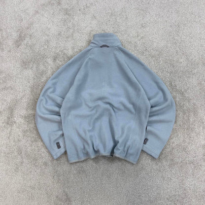 Blue North Face technical zip up fleece Small women's TNF y2k style autumn