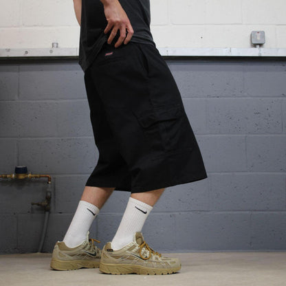 Dickies baggy cargo shorts black Chino style skater surf shorts wide leg summer