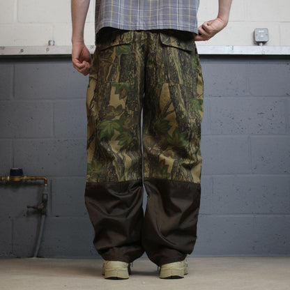 Winchester Trebark camo cargo pants Y2K L brown Realtree style camouflage pattern hunting utility