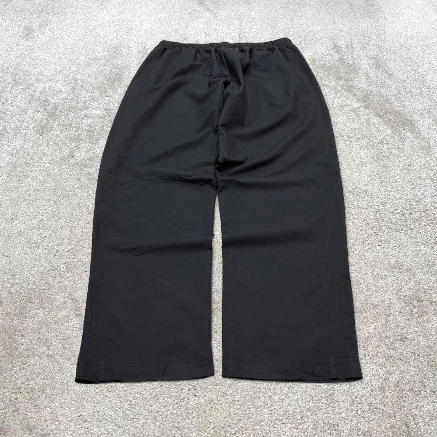 00s Nike tracksuit bottoms y2k XXL black joggers print Swoosh logo gym wear trackies