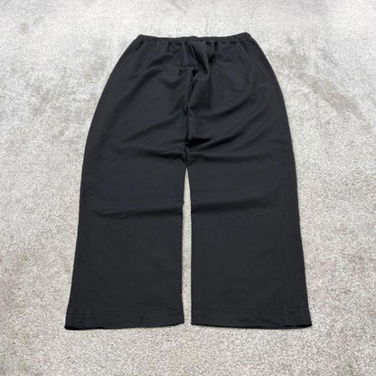 00s Nike tracksuit bottoms y2k XXL black joggers print Swoosh logo gym wear trackies