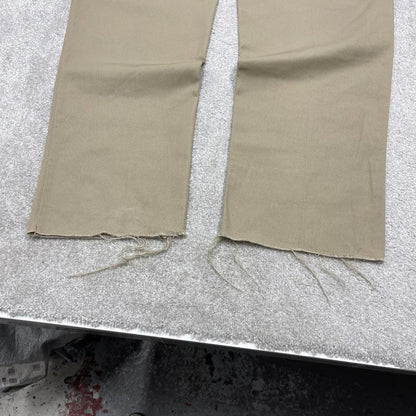 Vintage baggy 90s skater pants Khaki beige Red Kap chino twill style workwear trousers W48L36