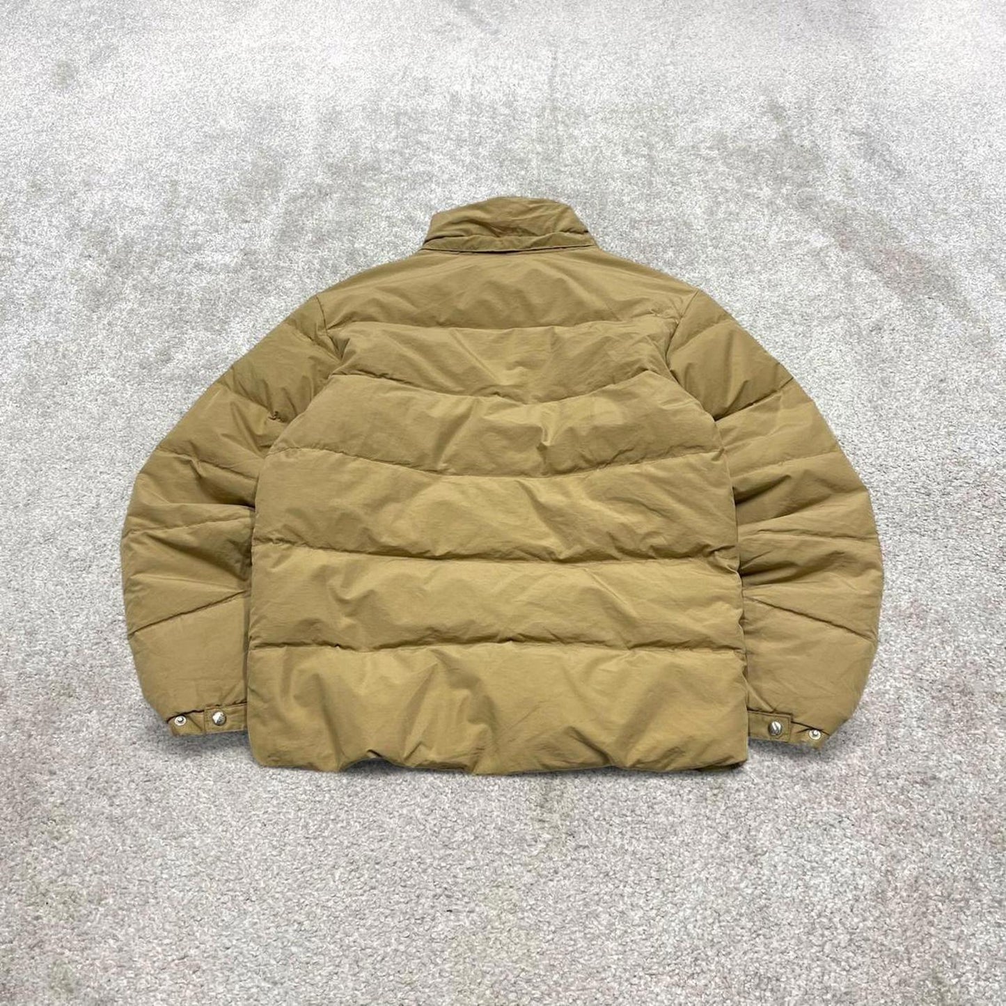 00s Quiksilver technical puffer jacket Small men's tan y2k thick padded insulated winter coat