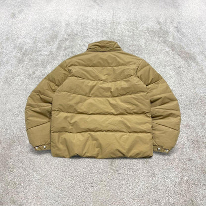 00s Quiksilver technical puffer jacket Small men's tan y2k thick padded insulated winter coat