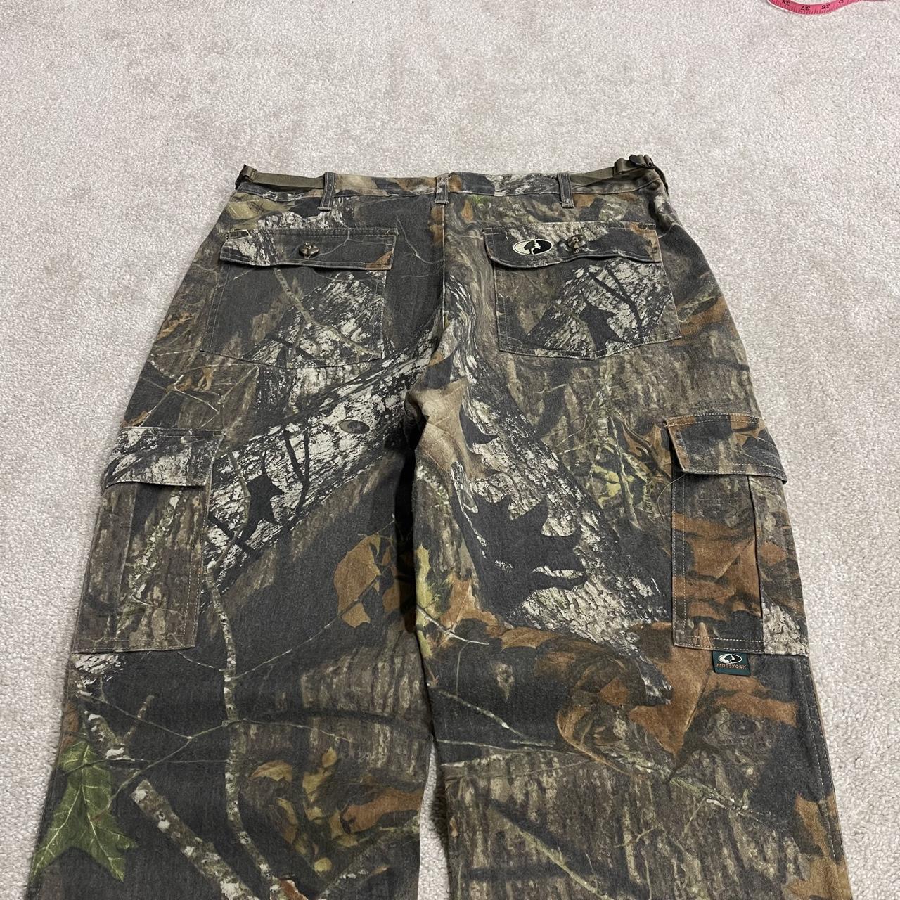 Cabela’s camo cargo pants y2k utility khaki Loose Mossy Oak camouflage hunting cargos