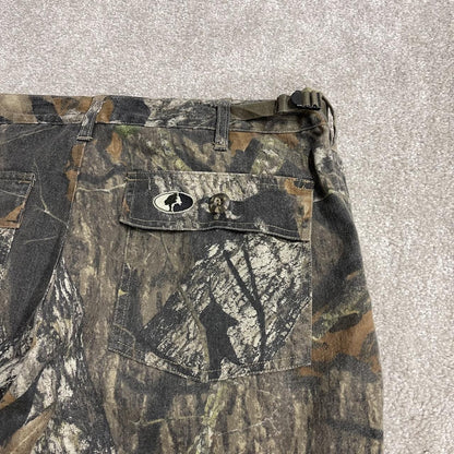 Cabela’s camo cargo pants y2k utility khaki Loose Mossy Oak camouflage hunting cargos