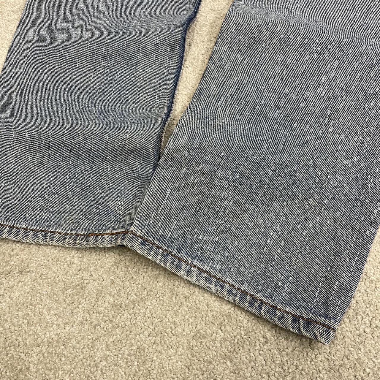 Y2K Levi’s 505 jeans W32L32 straight leg washed blue Straight fit 5 pocket pants belt loops red tab