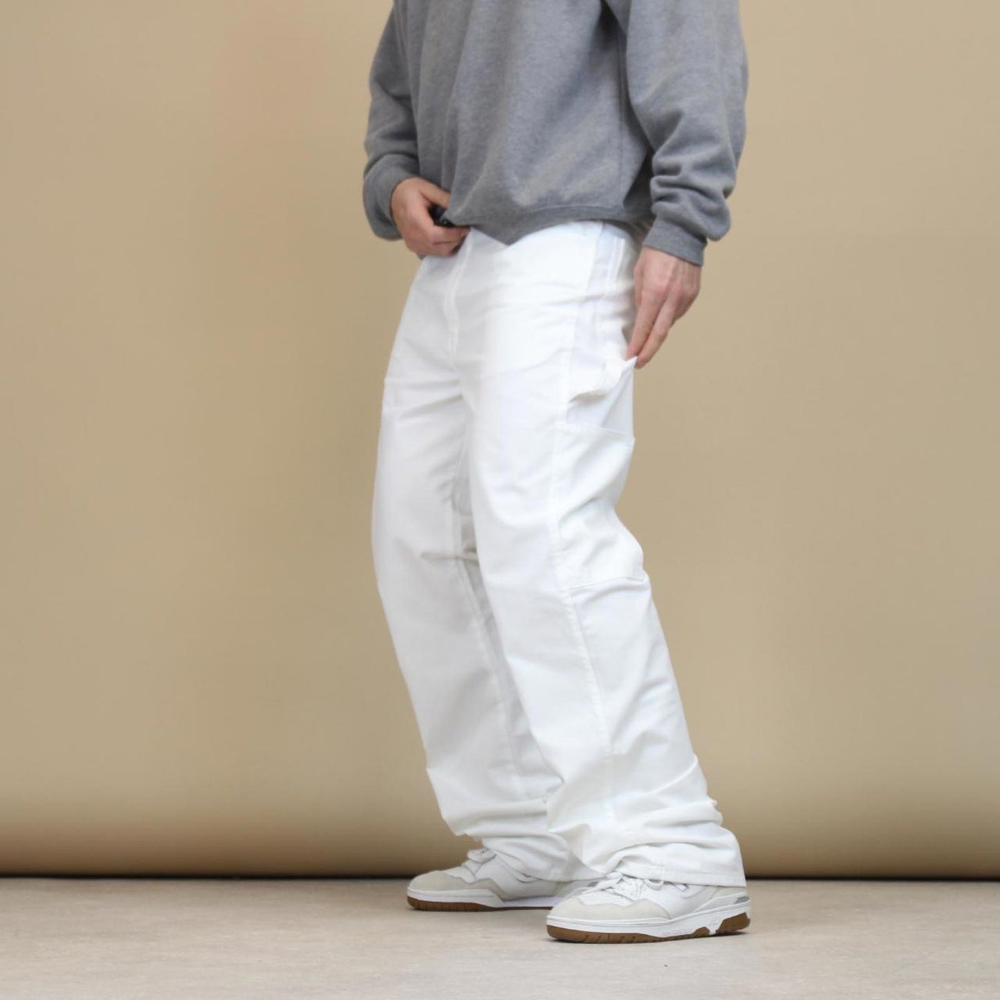 White Dickies carpenter pants W36L34