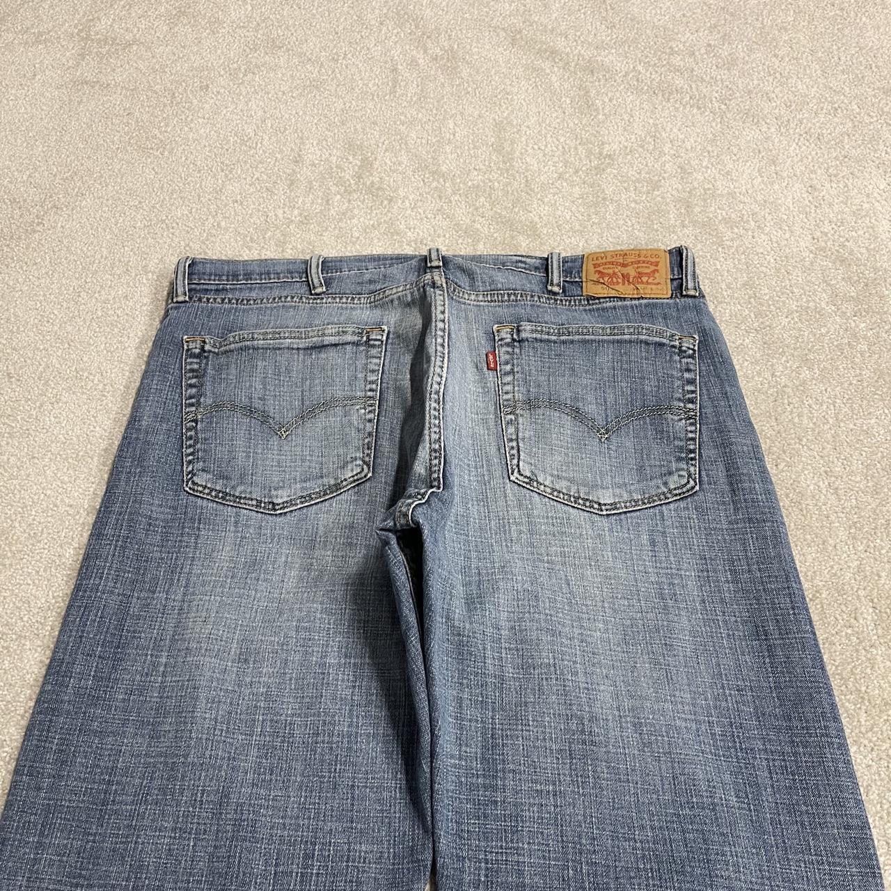 Levi's 505 straight fit jeans y2k blue Regular straight leg denim pants red tab logo