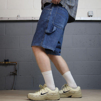 Y2K denim carpenter jorts skater blue FUSE loose fit summer jean shorts festival