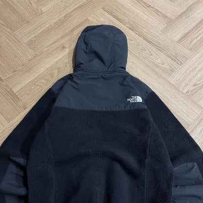 North Face Denali fleece Women's TNF full zip black paneled autumn technical hooded Polartec fleece