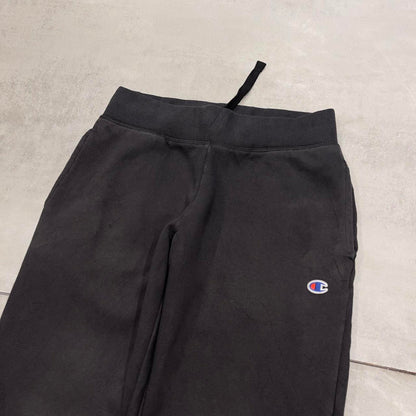 Y2k black Champion joggers S mens comfy sweatpants print logos
