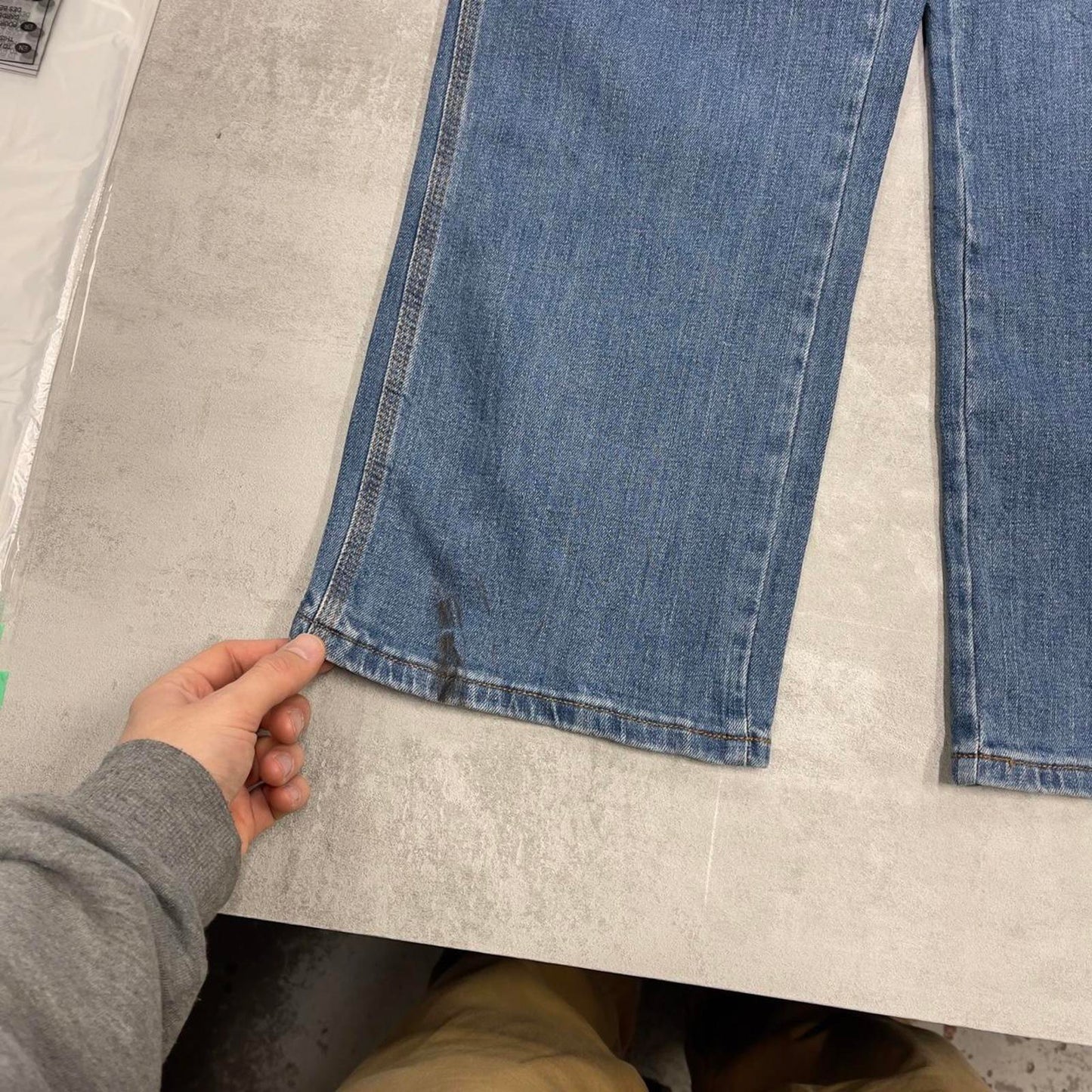 Baggy carpenter jeans W34L30 blue skater style cargos