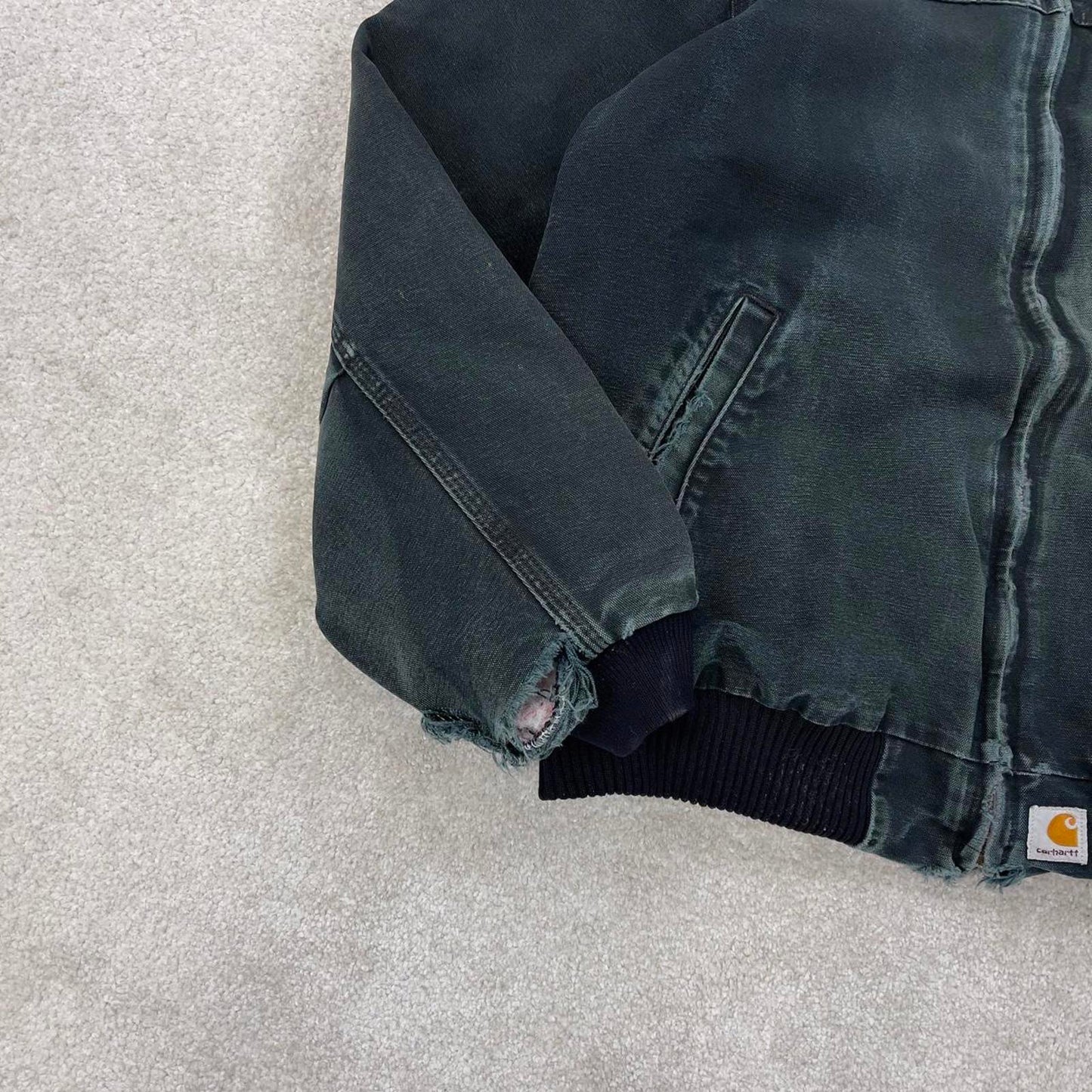 Vintage Black Carhartt Santa Fe Jacket XL