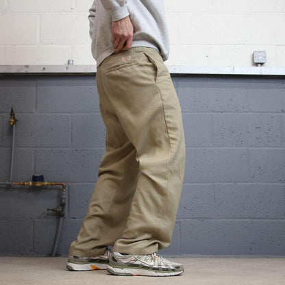Dickies 874 skater work pants khaki W38L30 Loose original fit chino style skate trousers