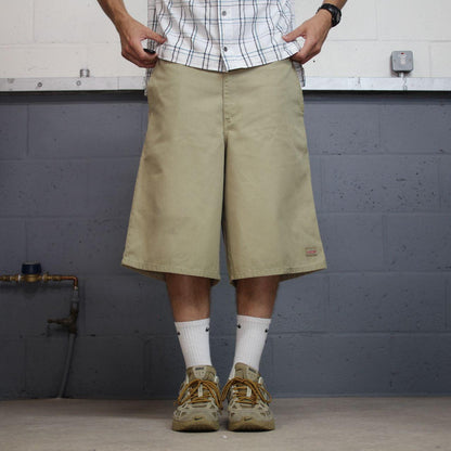 Dickies baggy chino shorts carpenter khaki Skate / surf style long shorts loose fit