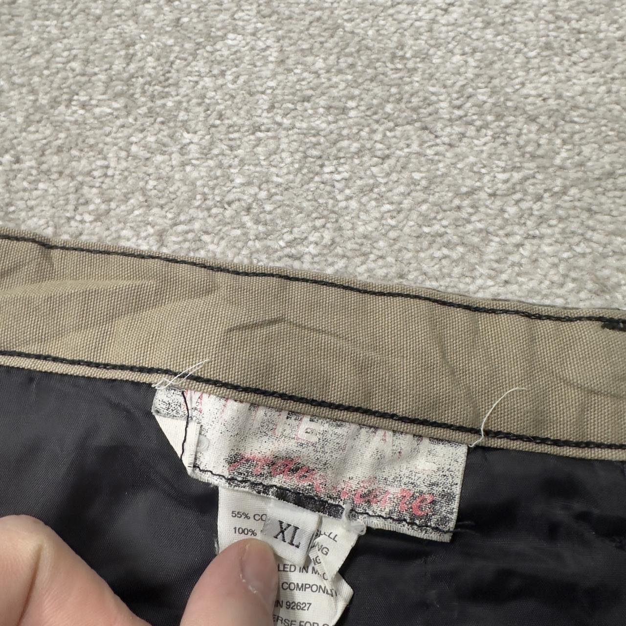 Vintage camo cargo pants y2k utility khaki White Tail quilt lined camouflage hunting loose leg