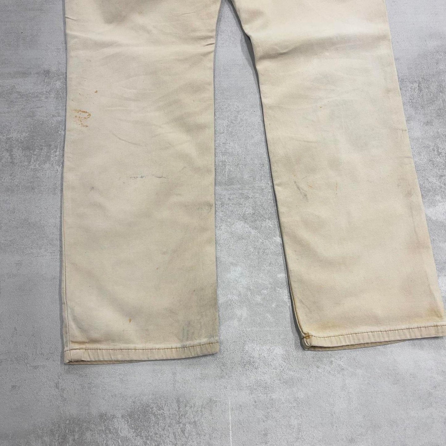 Carhartt carpenter jeans W30L30 beige 90s workwear skate style cargo pants