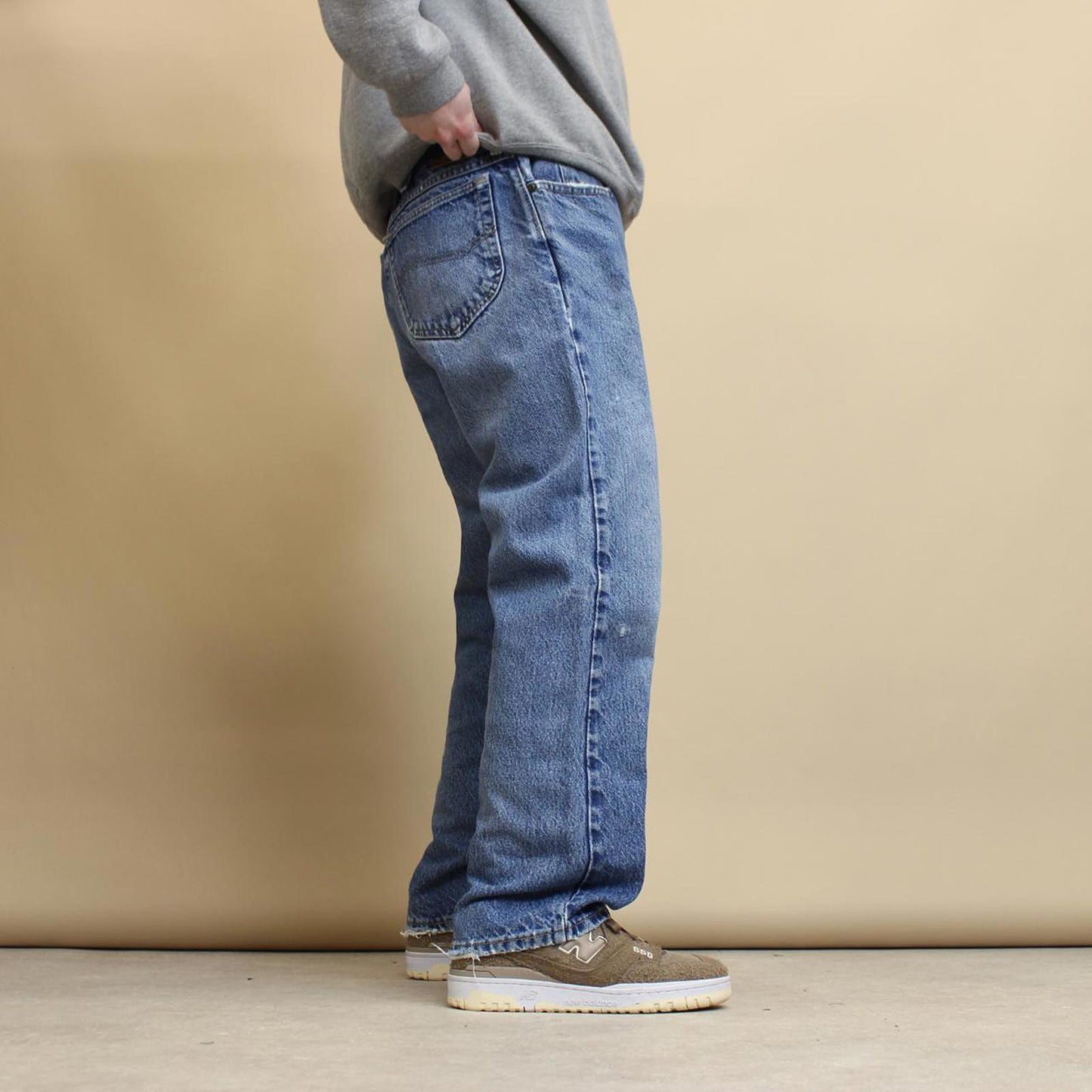Blue Lee Jeans W36L29 denim 90s style skater pants