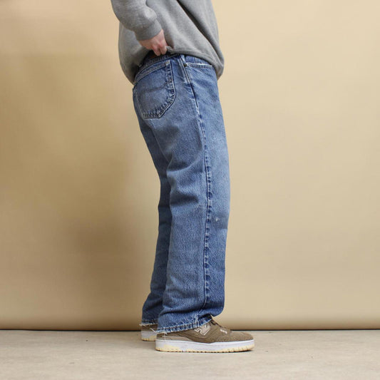 Blue Lee Jeans W36L29 denim 90s style skater pants