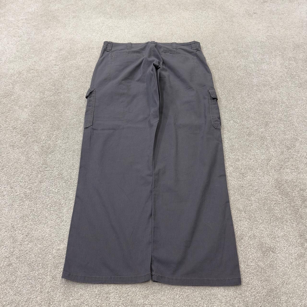 Wrangler cargo pants y2k grey W34L30 relaxed fit skater work utility pants