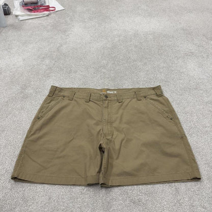 Carhartt cargo shorts loose khaki Canvasy relaxed fit skate style shorts